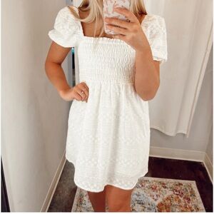 Greylin White Mini Dress